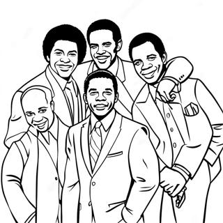 Soulful Motown Legends Coloring Page 72795-60107