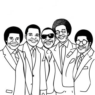 Soulful Motown Legends Coloring Page 72795-60108