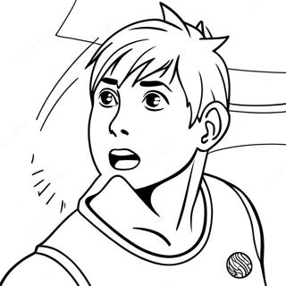 Kuroko In Action Coloring Page 72805-60118