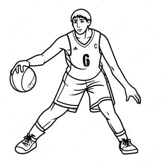 Kuroko In Action Coloring Page 72805-60119