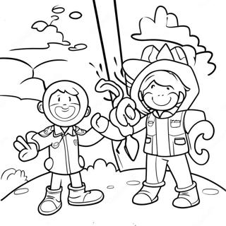 Awana Sparks Coloring Page 72814-60127