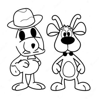 Rocky And Bullwinkle Coloring Page 72824-60144