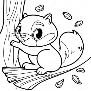 Rocky The Flying Squirrel Coloring Page 72825-60130