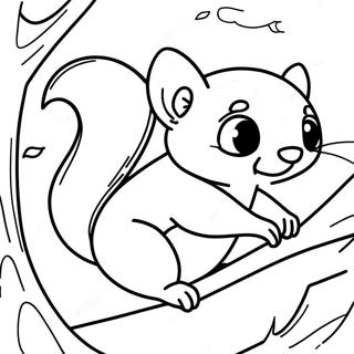 Rocky The Flying Squirrel Coloring Page 72825-60132