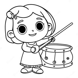 June From Little Einsteins Playing With Musical Instruments Coloring Page 72835-60138