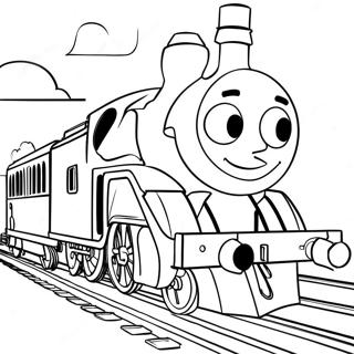 Emily From Thomas The Train Coloring Pages