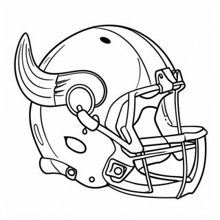 Minnesota Vikings Logo Coloring Page 7284-5923