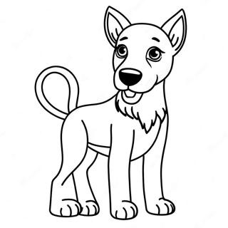 Belgian Malinois Puppy Coloring Page 72874-60187