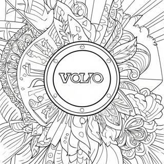 Volvo Logo Coloring Page 72894-60179