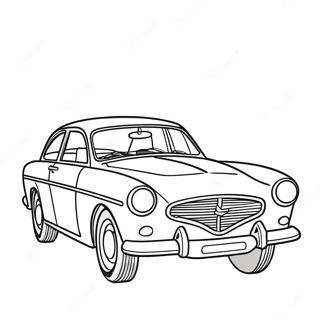 Classic Volvo Car Coloring Page 72895-60189