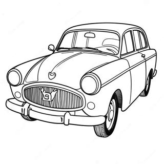 Classic Volvo Car Coloring Page 72895-60190