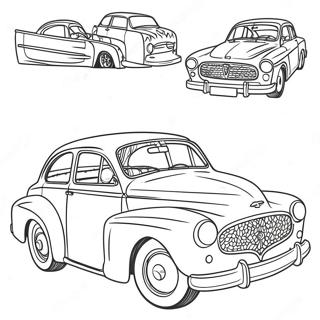 Classic Volvo Car Coloring Page 72895-60191