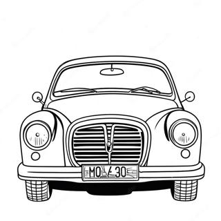 Classic Volvo Car Coloring Page 72895-60192