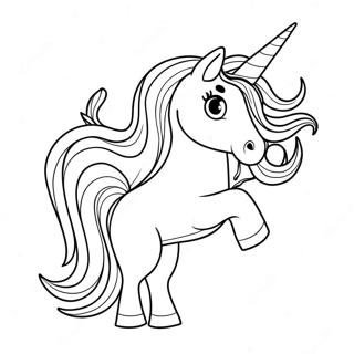 Unicorn Horn Coloring Page 72904-60202