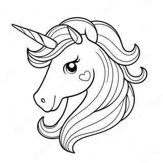 Unicorn Horn Coloring Page 72904-60204