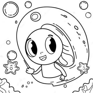 Beautiful Pearl In Ocean Coloring Page 72915-60199