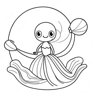 Beautiful Pearl In Ocean Coloring Page 72915-60200