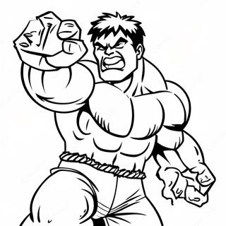 Hulk Vs Abomination Coloring Pages