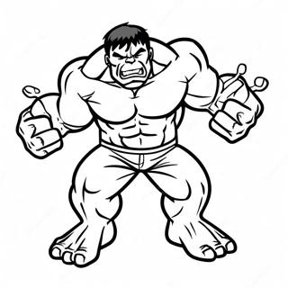 Hulk Smash Coloring Page 72925-60211