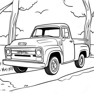 Pickup Truck Coloring Pages