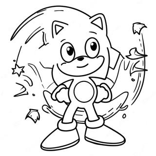 Sonic Superstars Coloring Page 72954-60239