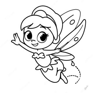 Tinker Bell With Sparkling Wings Coloring Page 72965-60247