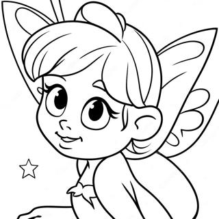 Tinker Bell With Sparkling Wings Coloring Page 72965-60248