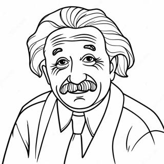 Albert Einstein Coloring Page 72974-60252