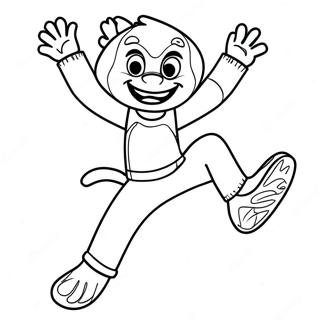 Acrobatic Flippy Coloring Page 72995-60267