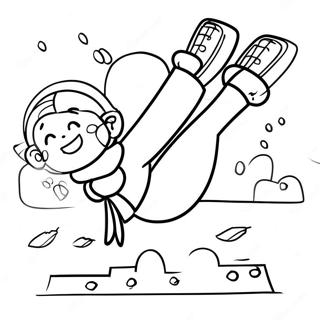 Acrobatic Flippy Coloring Page 72995-60268