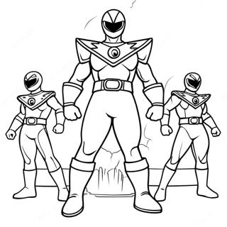 Power Rangers Megaforce Coloring Page 73004-60275