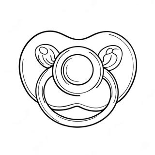 Pacifier Coloring Page 73014-60282