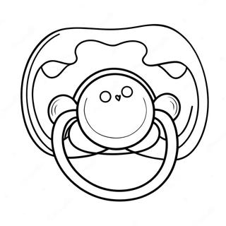 Pacifier Coloring Page 73014-60283