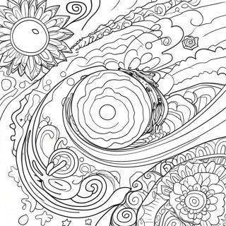 Galaxy Space Coloring Page 7304-5939