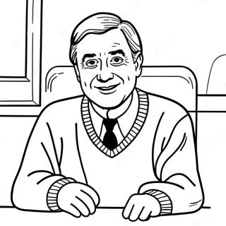 Mr Rogers Coloring Page 73054-60302