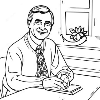 Mr Rogers Coloring Page 73054-60303