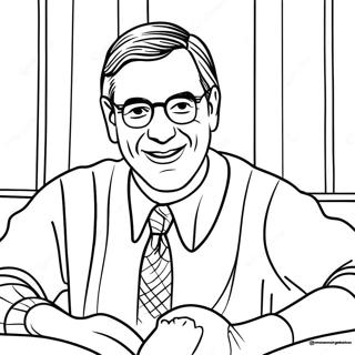 Mr Rogers Coloring Page 73054-60304