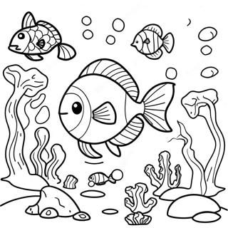 Underwater Adventure Coloring Page 73085-60344