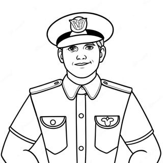 Robin With Scoops Ahoy Uniform Coloring Page 73105-60353