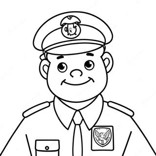 Robin With Scoops Ahoy Uniform Coloring Page 73105-60355