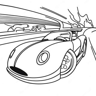 Speed Racer In A Fast Car Coloring Page 73115-60367