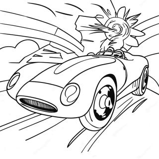 Speed Racer In A Fast Car Coloring Page 73115-60368