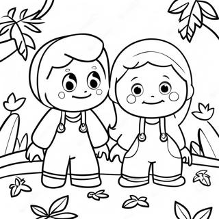 Adventurous Ivy And Bean Coloring Page 73125-60377