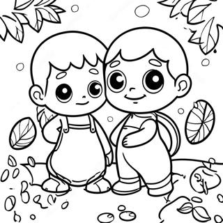 Adventurous Ivy And Bean Coloring Page 73125-60380