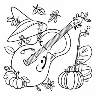 Thanksgiving Music Coloring Page 73154-60391