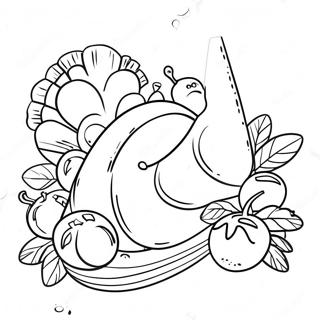 Thanksgiving Music Coloring Page 73154-60392