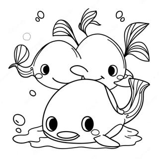 Cute Maatjes Swimming Together Coloring Page 73185-60422