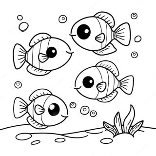 Cute Maatjes Swimming Together Coloring Page 73185-60423