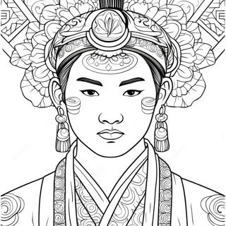 Hu Tao Coloring Page 73194-60426