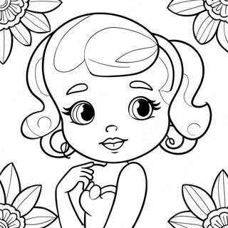 Betty Boop Classic Coloring Page 731-584